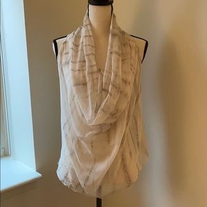 Snake print sleeveless top